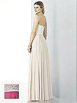 Rear View Thumbnail - Tea Rose & Oyster After Six Bridesmaid Dress 6732
