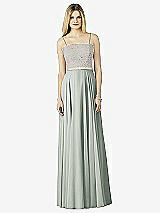Front View Thumbnail - Willow Green & Oyster After Six Bridesmaid Dress 6732