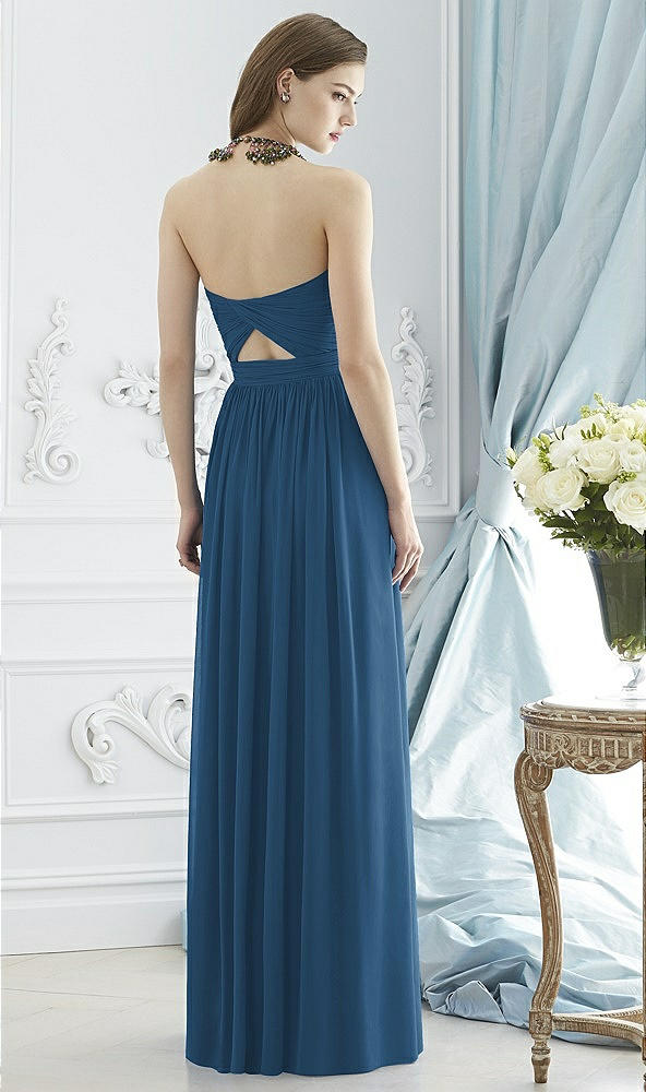 Back View - Dusk Blue Dessy Collection Style 2942