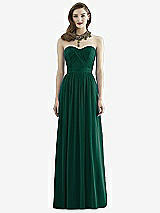 Front View Thumbnail - Hunter Green Dessy Collection Style 2942