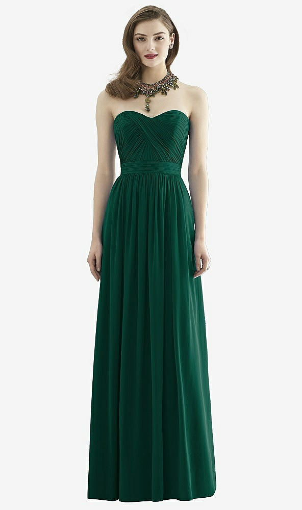 Front View - Hunter Green Dessy Collection Style 2942