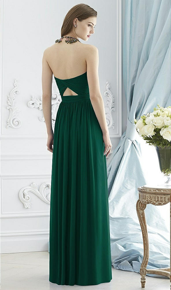 Back View - Hunter Green Dessy Collection Style 2942