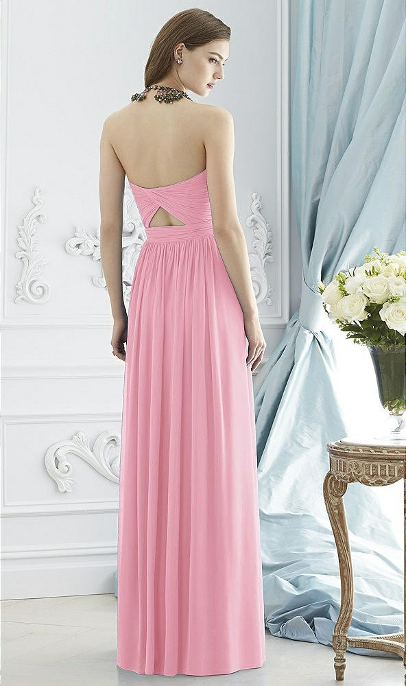 Back View - Peony Pink Dessy Collection Style 2942
