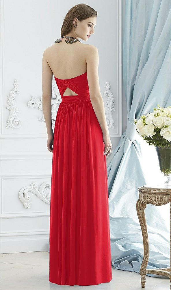 Back View - Parisian Red Dessy Collection Style 2942