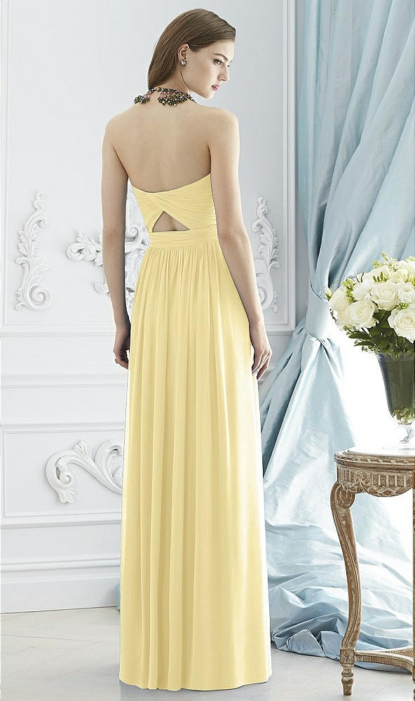 Back View - Pale Yellow Dessy Collection Style 2942