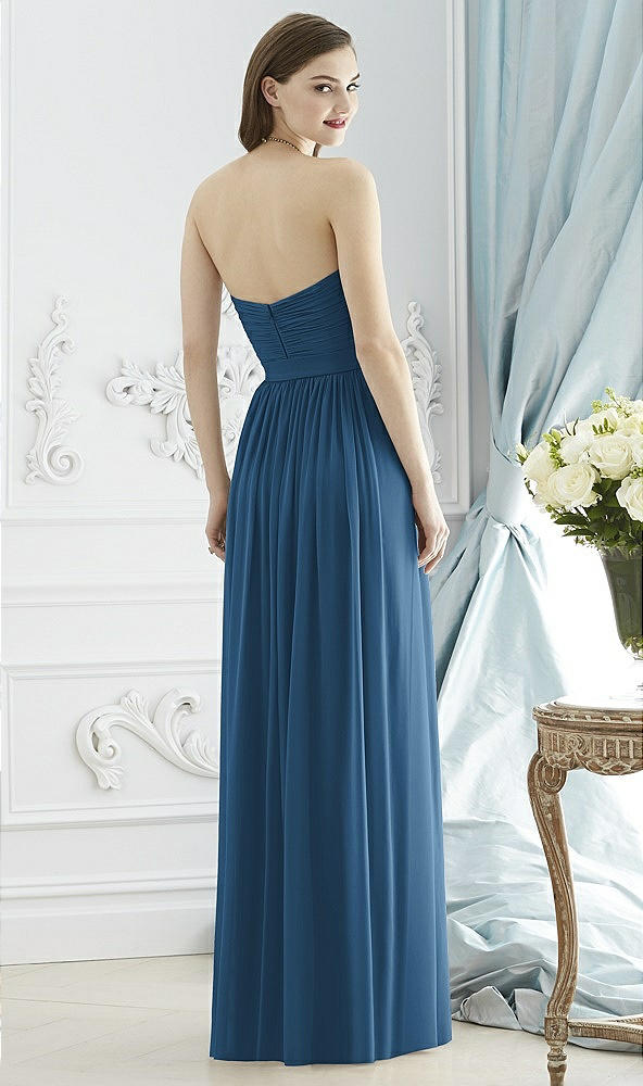 Back View - Dusk Blue Dessy Collection Style 2943