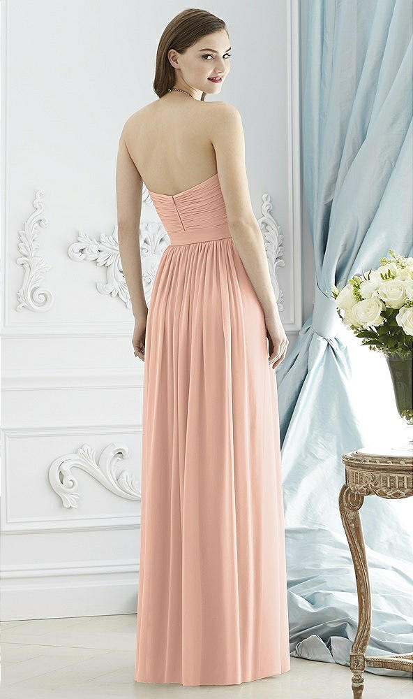 Back View - Pale Peach Dessy Collection Style 2943