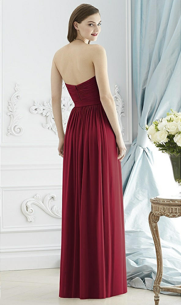 Back View - Burgundy Dessy Collection Style 2943