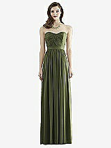 Front View Thumbnail - Olive Green Dessy Collection Style 2943