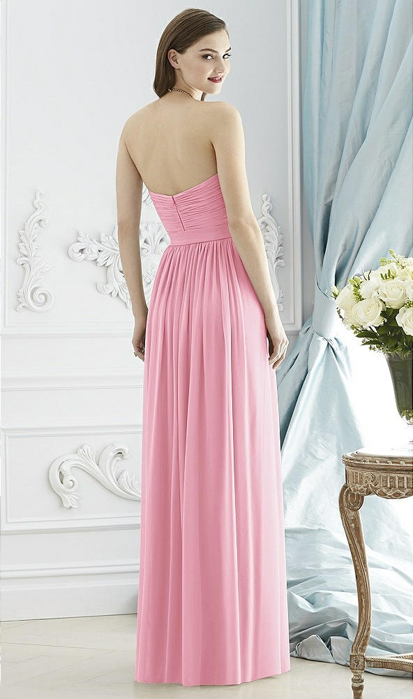 Back View - Peony Pink Dessy Collection Style 2943