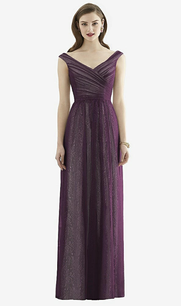 Front View - Aubergine & Oyster Dessy Collection Style 2946