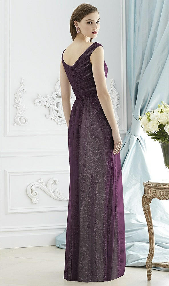 Back View - Aubergine & Oyster Dessy Collection Style 2946