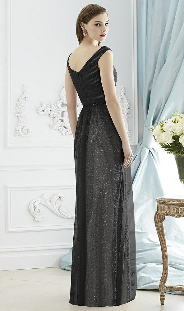 Back View - Black & Oyster Dessy Collection Style 2946