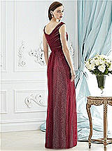 Rear View Thumbnail - Burgundy & Oyster Dessy Collection Style 2946