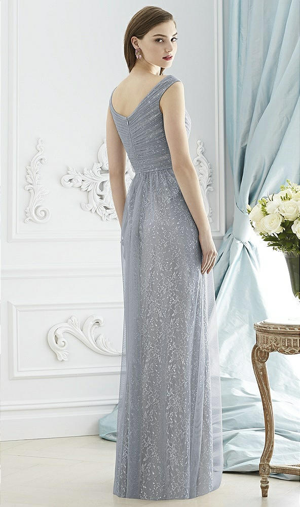Back View - Platinum & Oyster Dessy Collection Style 2946