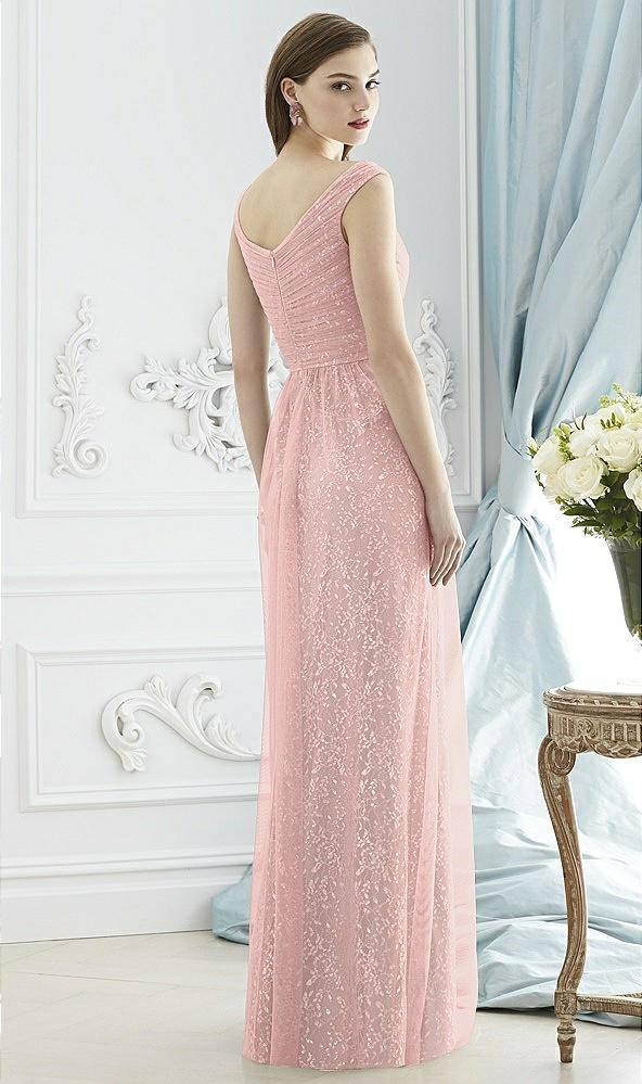Back View - Rose - PANTONE Rose Quartz & Oyster Dessy Collection Style 2946