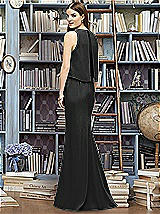 Rear View Thumbnail - Black Lela Rose Bridesmaid Style LR220