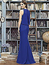 Rear View Thumbnail - Cobalt Blue Lela Rose Bridesmaid Style LR220