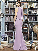 Rear View Thumbnail - Pale Purple Lela Rose Bridesmaid Style LR220