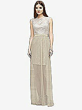 Front View Thumbnail - Champagne & Oyster Lela Rose Bridesmaid Style LR223