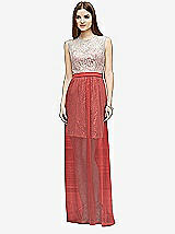 Front View Thumbnail - Perfect Coral & Oyster Lela Rose Bridesmaid Style LR223