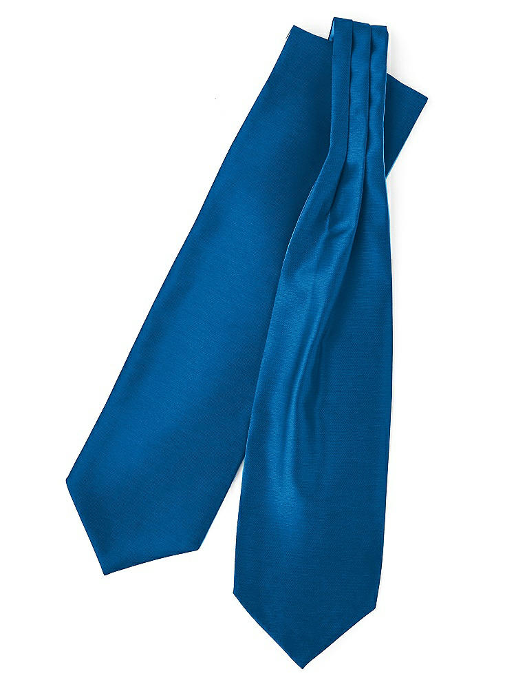 Front View - Cerulean Yarn-Dyed Cravats by After Six