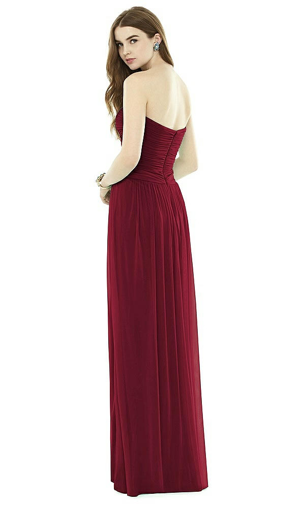 Back View - Burgundy Alfred Sung Style D721