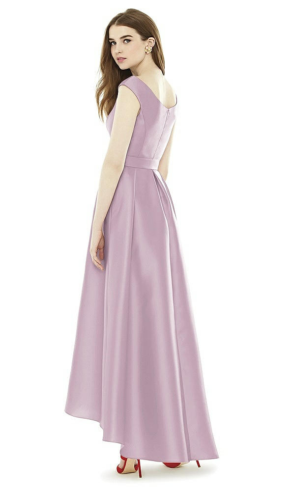 Back View - Suede Rose Alfred Sung Bridesmaid Dress D722