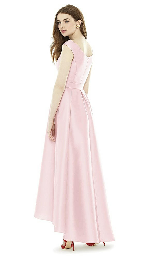 Back View - Ballet Pink Alfred Sung Bridesmaid Dress D722