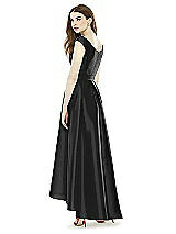 Rear View Thumbnail - Black Alfred Sung Bridesmaid Dress D722