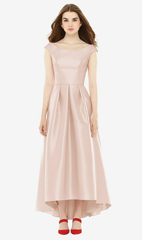 Front View - Cameo Alfred Sung Bridesmaid Dress D722