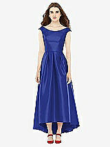 Front View Thumbnail - Cobalt Blue Alfred Sung Bridesmaid Dress D722