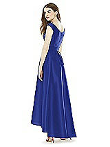Rear View Thumbnail - Cobalt Blue Alfred Sung Bridesmaid Dress D722