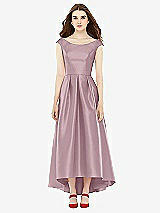 Front View Thumbnail - Dusty Rose Alfred Sung Bridesmaid Dress D722