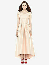 Front View Thumbnail - French Blue Alfred Sung Bridesmaid Dress D722