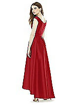 Rear View Thumbnail - Garnet Alfred Sung Bridesmaid Dress D722