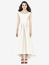 Front View Thumbnail - Ivory Alfred Sung Bridesmaid Dress D722