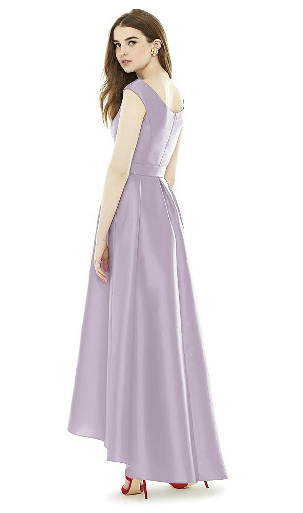 Back View - Lilac Haze Alfred Sung Bridesmaid Dress D722
