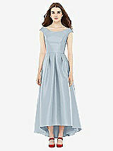 Front View Thumbnail - Mist Alfred Sung Bridesmaid Dress D722