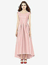 Front View Thumbnail - Rose - PANTONE Rose Quartz Alfred Sung Bridesmaid Dress D722