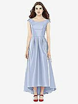 Front View Thumbnail - Sky Blue Alfred Sung Bridesmaid Dress D722