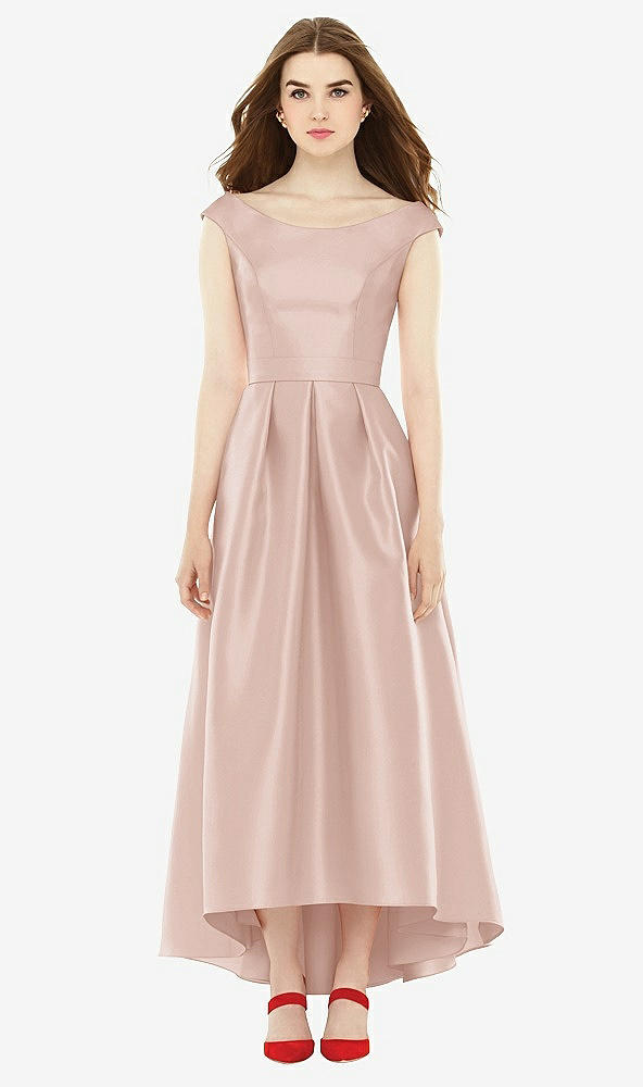 Front View - Toasted Sugar Alfred Sung Bridesmaid Dress D722