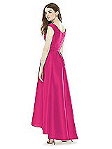 Rear View Thumbnail - Think Pink Alfred Sung Bridesmaid Dress D722
