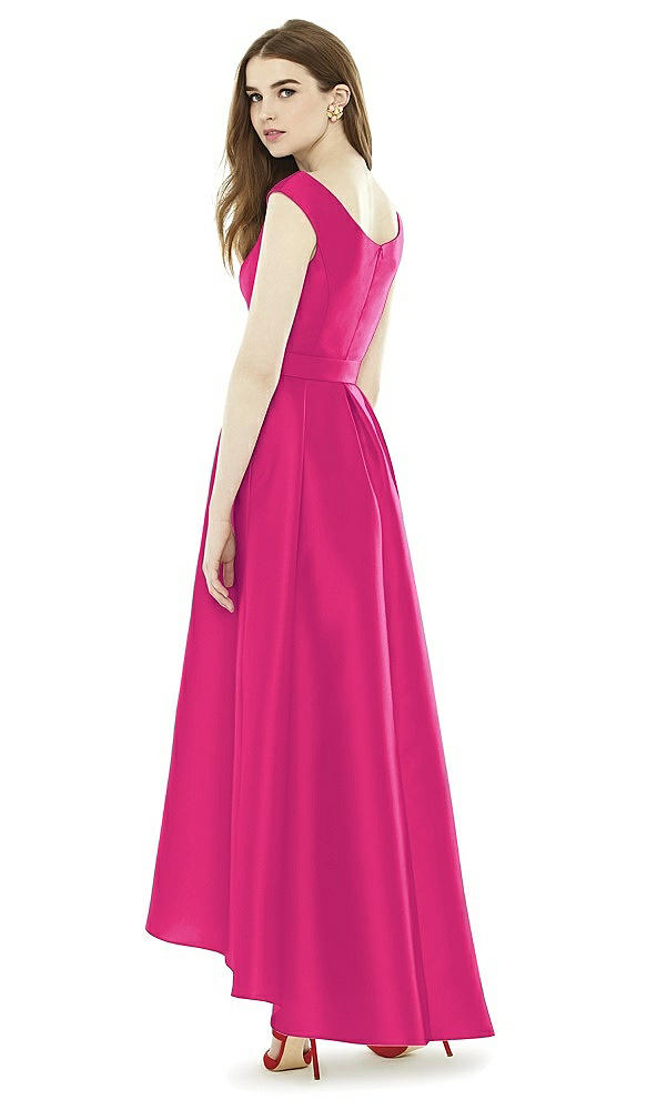 Back View - Think Pink Alfred Sung Bridesmaid Dress D722
