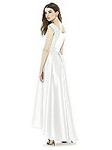Rear View Thumbnail - White Alfred Sung Bridesmaid Dress D722