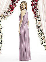 Rear View Thumbnail - Suede Rose After Six Bridesmaid Dress 6733