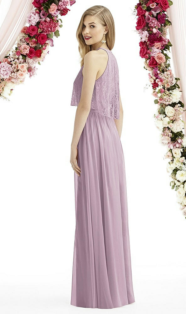 Back View - Suede Rose After Six Bridesmaid Dress 6733