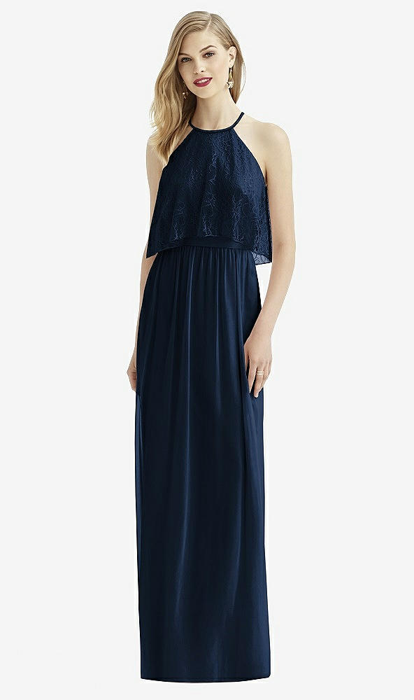 Front View - Midnight Navy After Six Bridesmaid Dress 6733