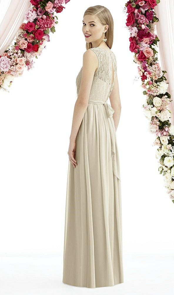 Back View - Champagne After Six Bridesmaid Dress 6734