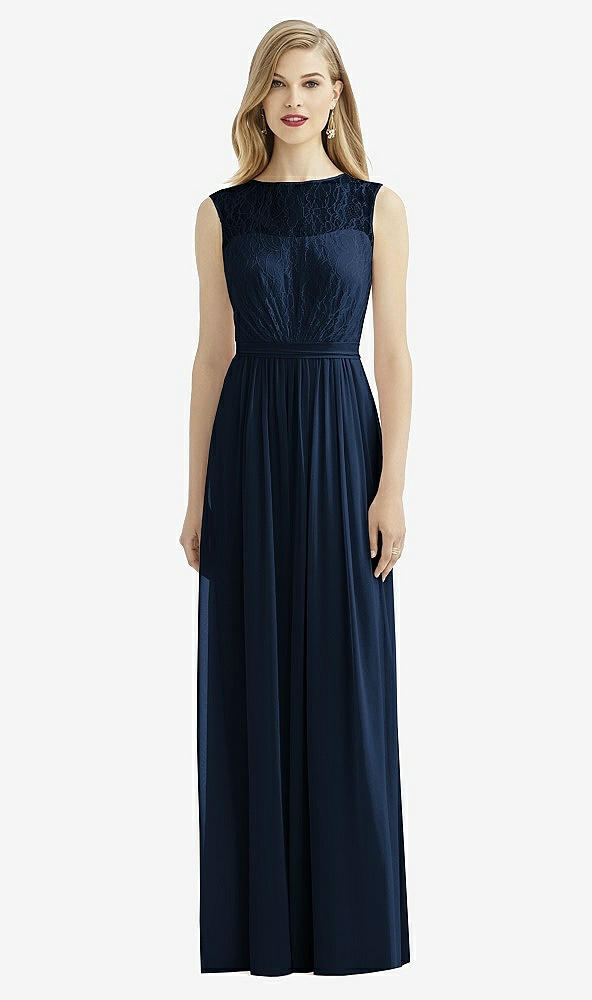 Front View - Midnight Navy After Six Bridesmaid Dress 6734
